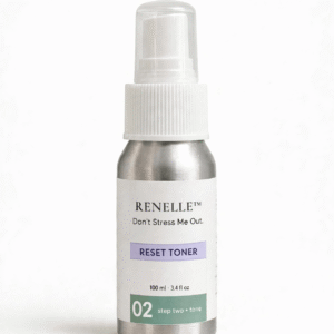 Renelle Reset Toner, 100ml spray bottle, step two of the DSMO routine